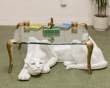 Load image into Gallery viewer, White Panther under Regency Coffee Table
