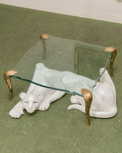 Load image into Gallery viewer, White Panther under Regency Coffee Table
