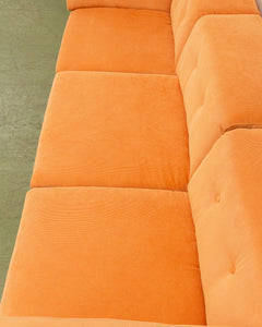 Chelsea Sectional Sofa in Parallel Tobacco