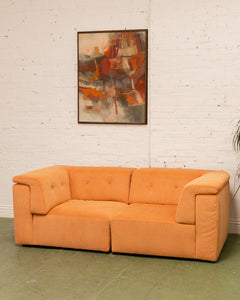 Chelsea Loveseat in Parallel Tobacco