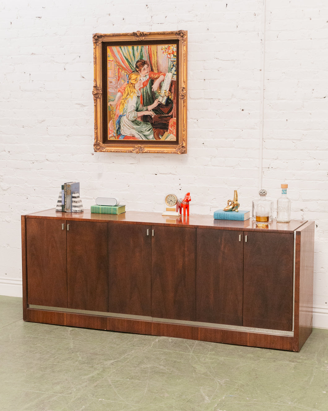 Walnut Long Sideboard