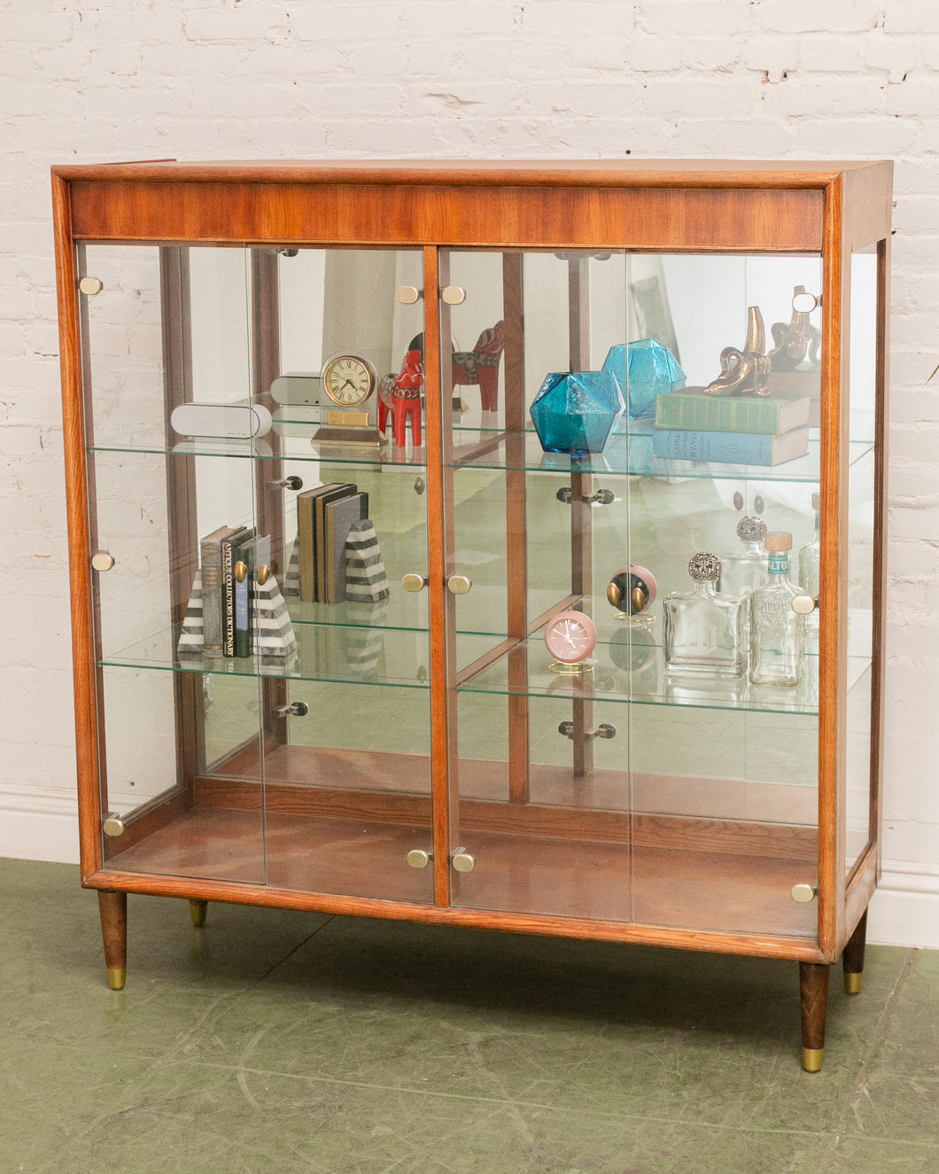 Mid Century Walnut Hutch