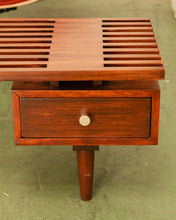 Load image into Gallery viewer, Victoria Slat Bench with Drawer
