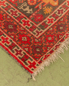 Afghan Vintage Red Rug