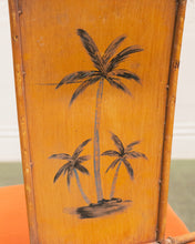 Load image into Gallery viewer, Palm Tree Vintage Bamboo Chairs
