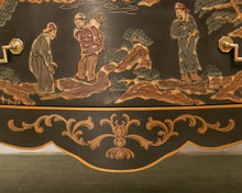 Load image into Gallery viewer, Vintage Drexel Et Cetera Collection Serpentine Chinoiserie Chest of Drawers from the 1980s
