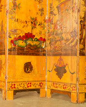 Load image into Gallery viewer, A Chinese Gilt and Polychrome-Painted Six-Panel Screen
