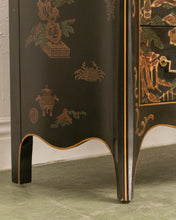 Load image into Gallery viewer, Vintage Drexel Et Cetera Collection Serpentine Chinoiserie Chest of Drawers from the 1980s
