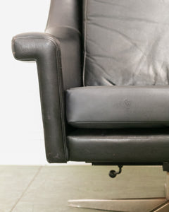 George Thams Leather Lounge Chair