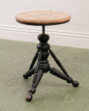 Load image into Gallery viewer, Embroidered Victorian Piano Stool
