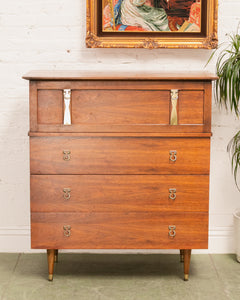 Vintage Highboy Mid Century Dresser