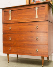 Load image into Gallery viewer, Vintage Highboy Mid Century Dresser
