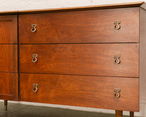 Vintage 6 drawer Mid Century Dresser