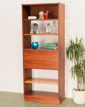 Load image into Gallery viewer, Vintage Teak Tall Bookshelf
