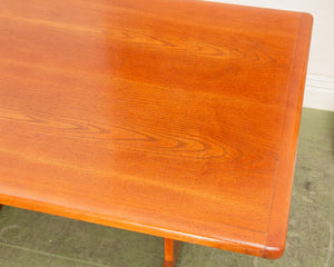 Rental of the Danish Modern Teak Butcherblock Dining Table / Desk / Workspace