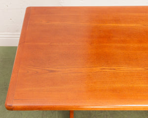 Rental of the Danish Modern Teak Butcherblock Dining Table / Desk / Workspace