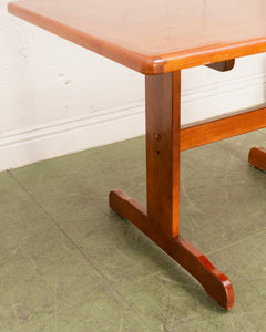 Rental of the Danish Modern Teak Butcherblock Dining Table / Desk / Workspace