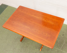 Load image into Gallery viewer, Rental of the Danish Modern Teak Butcherblock Dining Table / Desk / Workspace
