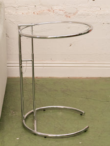 Glass Circle Side Table