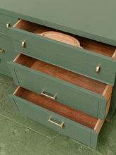 Load image into Gallery viewer, Sage Green 6 Drawer Dresser
