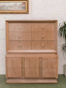 American of Martinsville Highboy Dresser