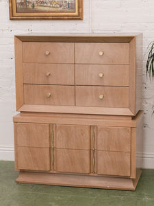 American of Martinsville Highboy Dresser