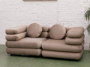 Elodie Taupe Loveseat