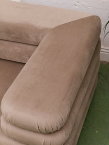 Elodie Taupe Loveseat