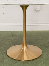 Load image into Gallery viewer, 47” Daisy Oval Table With Gold Base
