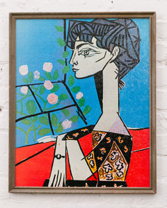 Picasso Texured Giclee on Board Framed