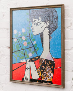 Picasso Texured Giclee on Board Framed