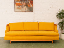 Load image into Gallery viewer, Yellow Mustard Mid Century Sofa
