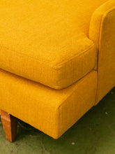 Load image into Gallery viewer, Yellow Mustard Mid Century Sofa
