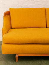 Load image into Gallery viewer, Yellow Mustard Mid Century Sofa
