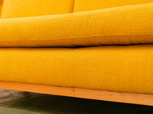 Load image into Gallery viewer, Yellow Mustard Mid Century Sofa
