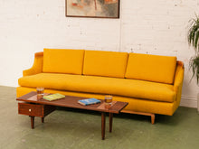 Load image into Gallery viewer, Yellow Mustard Mid Century Sofa
