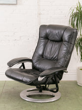 Load image into Gallery viewer, Leather Lounge Chair and Ottoman
