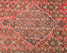 Load image into Gallery viewer, Vintage Persian Rug in Red, Blues and Greens
