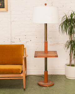 Oak Table Lamp Combo