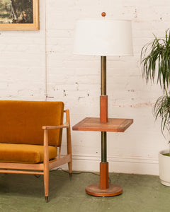 Oak Table Lamp Combo