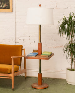 Oak Table Lamp Combo