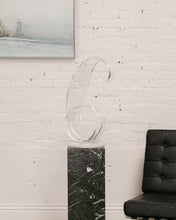 Load image into Gallery viewer, Sculpture Lucite Acrylic Clear Wave by Grace Absi
