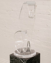 Load image into Gallery viewer, Sculpture Lucite Acrylic Clear Wave by Grace Absi
