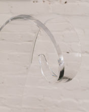 Load image into Gallery viewer, Sculpture Lucite Acrylic Clear Wave by Grace Absi
