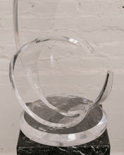 Load image into Gallery viewer, Sculpture Lucite Acrylic Clear Wave by Grace Absi
