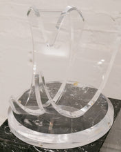 Load image into Gallery viewer, Sculpture Lucite Acrylic Clear Wave by Grace Absi
