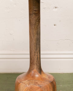 ~20” Round Pedestal Solid Wood