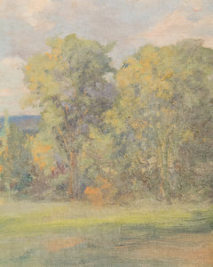 Early 20th Century American Impressionist A Fine Landscape Art