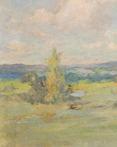 Early 20th Century American Impressionist A Fine Landscape Art