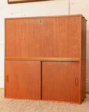 Load image into Gallery viewer, Teak Desk with Cabinet
